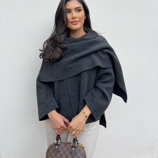 Cape Strickpullover für Frauen
